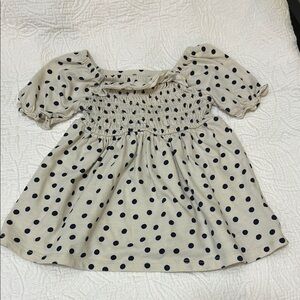 GAP smocked puff sleeve Baby Dress